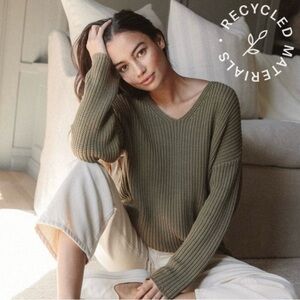 Jenni Kayne Flawed Fisherman Organic Cotton Blend Sweater
